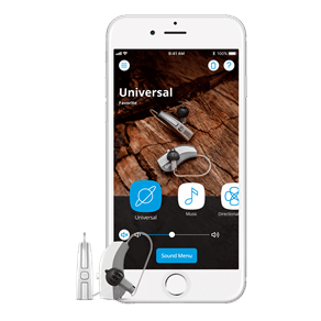 Widex-EVOKE-F2-and-Iphone Dünya İşitme Merkezi